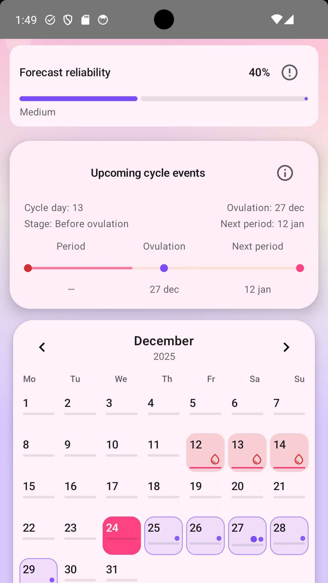 RosyCycle screenshot 1
