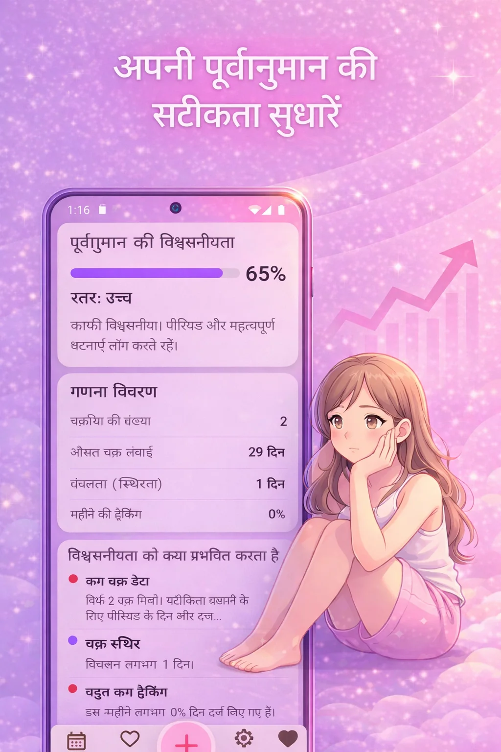 RosyCycle ऐप स्क्रीनशॉट 3